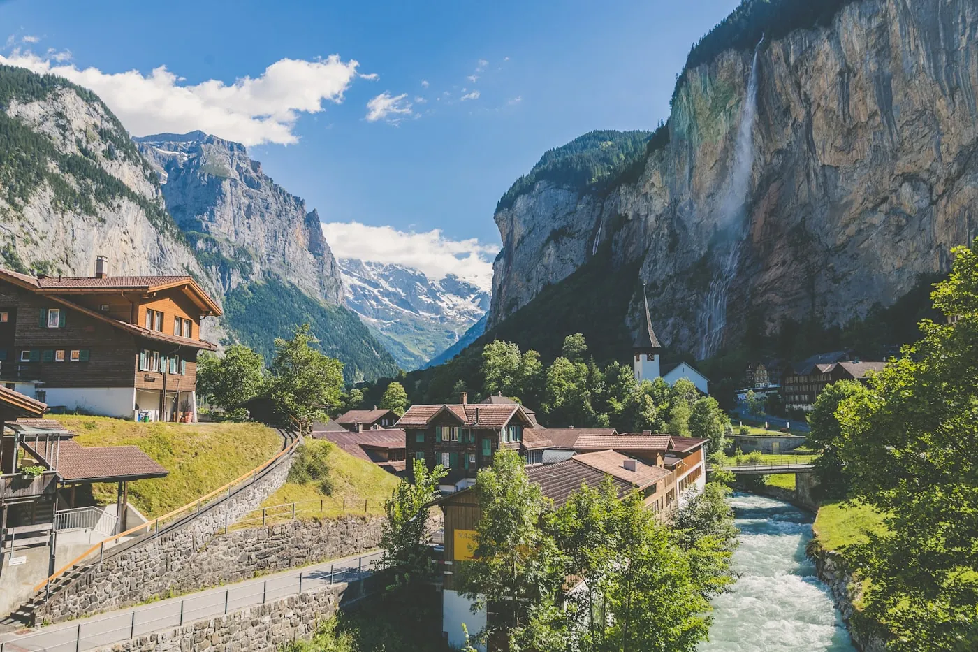 Swiss alpine valley representing the jurisdiction where Dynagest is registered